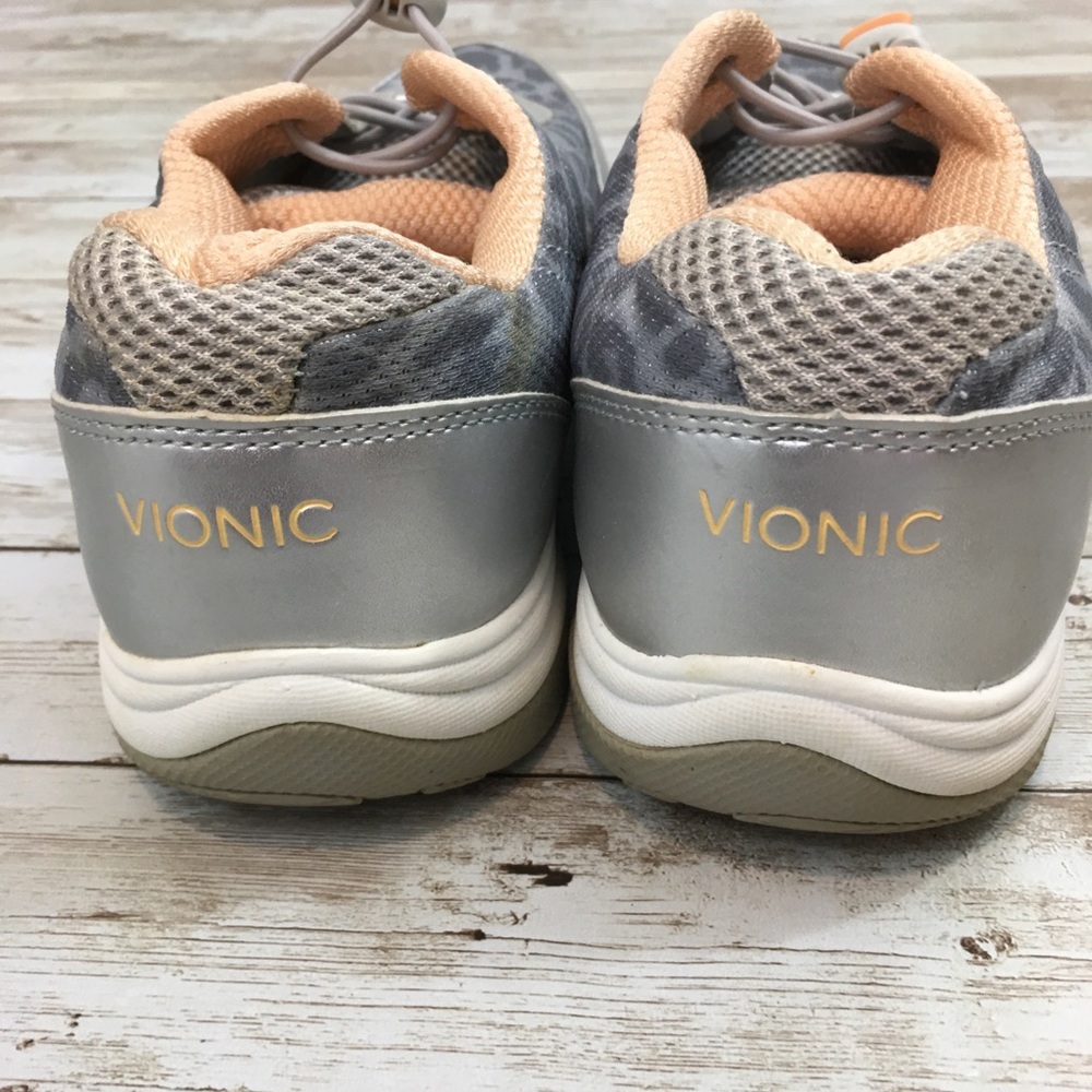 Vionic Silver and Gray Athletic Shoes - Picture 4 of 10